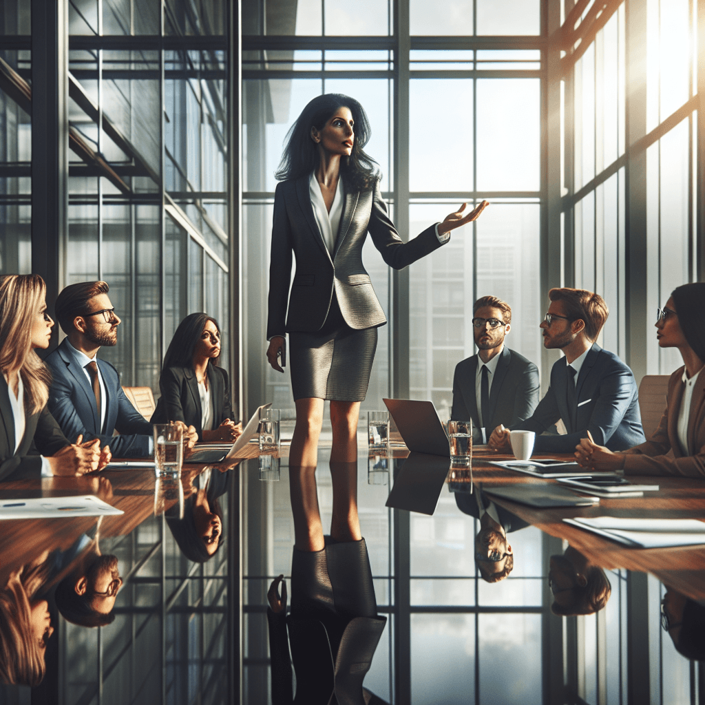 Ilustração sobre Melhore Sua Liderança Corporativa